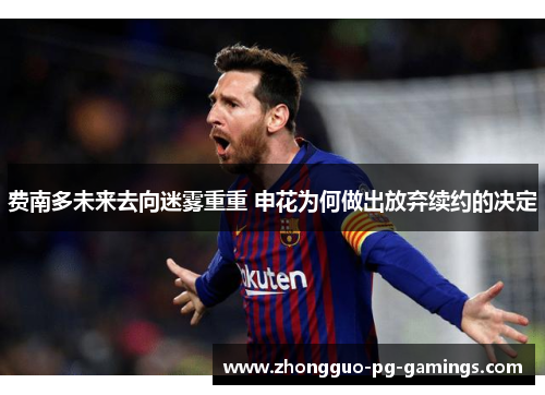 费南多未来去向迷雾重重 申花为何做出放弃续约的决定